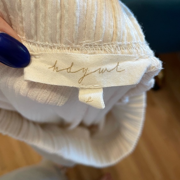 Cream Ribbed Set - Picture 6 of 10